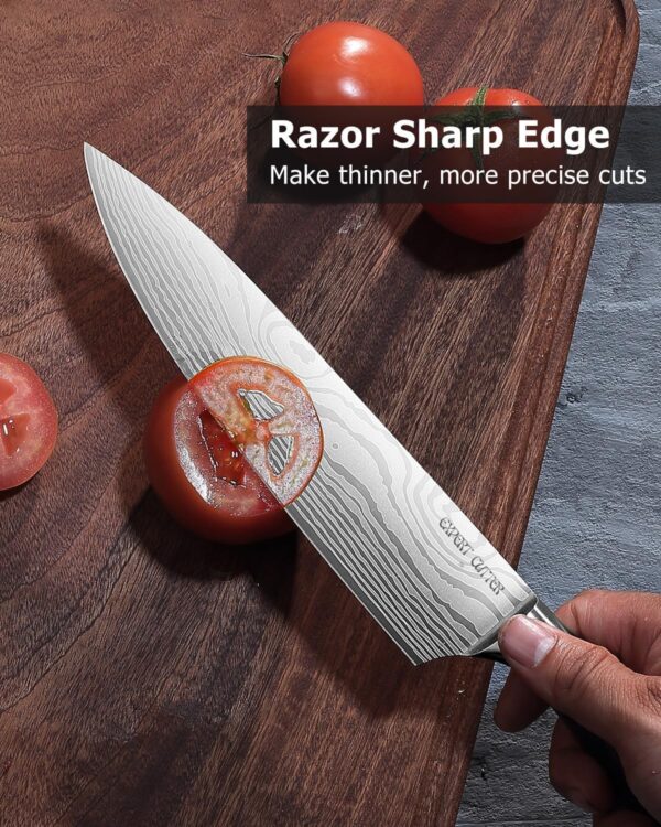 8 Inches Chef Knife – Ultra Sharp High Carbon Steel with Gift Box - Image 7